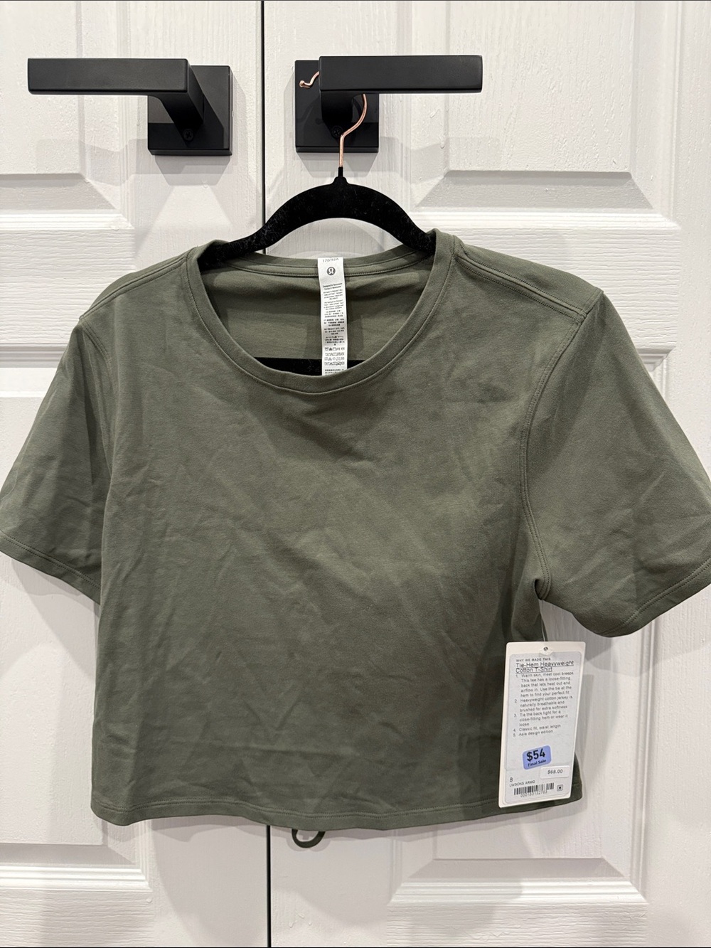 lululemon athletica Tie-Hem Heavyweight Cotton T-Shirt